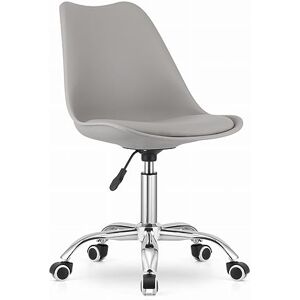 NMK HOME Chaise Bureau pour Enfant et Adultes 360 ° Réglable en Hauteur Fauteuil de Bureau Ergonomique Facile à Assembler et Base Chromée - Publicité NMK HOME Chaise Bureau pour Enfant et Adultes 360 ° Réglable en Hauteur Fauteuil de Bureau Ergonomique Facile à Assembler et Base Chromée - Publicité
