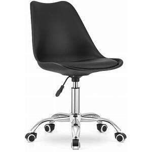 NMK HOME Chaise Bureau pour Enfant et Adultes 360 ° Réglable en Hauteur Fauteuil de Bureau Ergonomique Facile à Assembler et Base Chromée - Publicité NMK HOME Chaise Bureau pour Enfant et Adultes 360 ° Réglable en Hauteur Fauteuil de Bureau Ergonomique Facile à Assembler et Base Chromée - Publicité