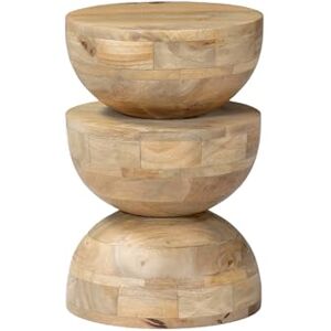 Sweeek Sita Table d'appoint en bois de mangue - Design minimaliste - Publicité Sweeek Sita Table d'appoint en bois de mangue - Design minimaliste - Publicité