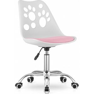 NMK HOME Chaise Bureau pour Enfant et Adultes 360 ° Réglable en Hauteur Fauteuil de Bureau Ergonomique Facile à Assembler et Base Chromée - Publicité NMK HOME Chaise Bureau pour Enfant et Adultes 360 ° Réglable en Hauteur Fauteuil de Bureau Ergonomique Facile à Assembler et Base Chromée - Publicité