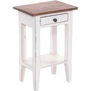DESIGN DELIGHTS Table de téléphone Vintage PLANTA 52x34 cm, Acajou Tabouret de Fleur, Table d'entrée, Table d'appoint avec tiroir - Publicité DESIGN DELIGHTS Table de téléphone Vintage PLANTA 52x34 cm, Acajou Tabouret de Fleur, Table d'entrée, Table d'appoint avec tiroir - Publicité