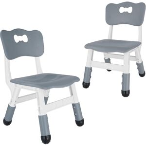 FUNLIO réglable Chaise Enfant (2 pièces), Chaise Bebe réglable en Hauteur à 3 Niveaux pour Les Enfants de 3 à 8 Ans, pour Les salles de Classe, Les garderies et la Maison, approuvée CPC et CE Gris - Publicité FUNLIO réglable Chaise Enfant (2 pièces), Chaise Bebe réglable en Hauteur à 3 Niveaux pour Les Enfants de 3 à 8 Ans, pour Les salles de Classe, Les garderies et la Maison, approuvée CPC et CE Gris - Publicité