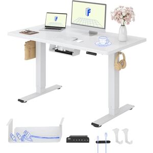 FLEXISPOT Bureau Assis Debout avec 2 Moteurs, 120x80 Une Pièce, 100kg Charge, Bureau Debout Réglable en Hauteur Électrique, Panneau de Contrôle à Fonctions Mémoires(Blanc+Blanc) - Publicité FLEXISPOT Bureau Assis Debout avec 2 Moteurs, 120x80 Une Pièce, 100kg Charge, Bureau Debout Réglable en Hauteur Électrique, Panneau de Contrôle à Fonctions Mémoires(Blanc+Blanc) - Publicité