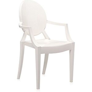 Kartell Louis Ghost, Chaise, Lot de 2, Blanc Brillant - Publicité