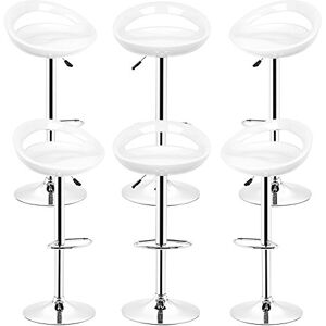 GENPLUS Ensemble de 6 tabourets de Bar ABS avec Hauteur réglable et Rotation à 360 ° Design Moderne et Ergonomique pour comptoirs de Bar, de Cuisine et de Maison,43 * 43 * (81-101) cm - Publicité GENPLUS Ensemble de 6 tabourets de Bar ABS avec Hauteur réglable et Rotation à 360 ° Design Moderne et Ergonomique pour comptoirs de Bar, de Cuisine et de Maison,43 * 43 * (81-101) cm - Publicité