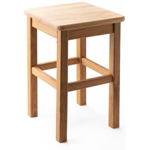 Ribničan SINCE 1492 Ribnican Since 1492 Tabouret à quatre pieds en bois de chêne Design élégant, durable et portable pour une utilisation polyvalente - Publicité