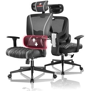 EUREKA ERGONOMIC Chaise Gaming, Chaise Ergonomique Fauteuil de Bureau en Maille Hauteur Réglable Chaise Gamer avec Dossier Inclinable/Accoudoirs Réglables 3D / Coussin Appui-tête Réglable - Publicité EUREKA ERGONOMIC Chaise Gaming, Chaise Ergonomique Fauteuil de Bureau en Maille Hauteur Réglable Chaise Gamer avec Dossier Inclinable/Accoudoirs Réglables 3D / Coussin Appui-tête Réglable - Publicité