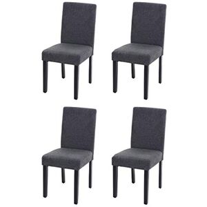 Mendler Lot de 4 Chaises de Salle à Manger - Anthracite, Pieds en Bois - Publicité Mendler Lot de 4 Chaises de Salle à Manger - Anthracite, Pieds en Bois - Publicité