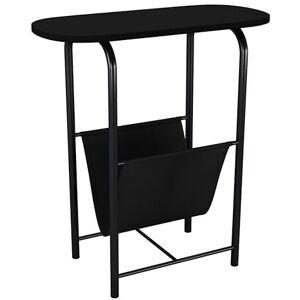 URBN Living - Slim Oval Sofa Side End Table - Black - Table d'appoint - Publicité URBN Living - Slim Oval Sofa Side End Table - Black - Table d'appoint - Publicité