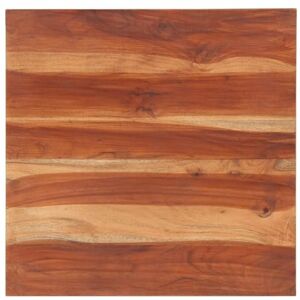 vidaXL Dessus de table bois massif d acacia 25 27 mm 60x60 cm - Publicité vidaXL Dessus de table bois massif d acacia 25 27 mm 60x60 cm - Publicité