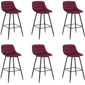WOLTU - 6X - Assise Velours - Cadre Métal - Tabouret de Bar - Publicité WOLTU - 6X - Assise Velours - Cadre Métal - Tabouret de Bar - Publicité