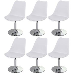 Chaise de cuisine pivotante blanche Mendler - 3 variantes - Publicité Chaise de cuisine pivotante blanche Mendler - 3 variantes - Publicité