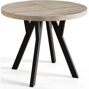 AlpiMeble Table a Manger Extensible Table Ronde Extensible Table de Salle à Manger Moderne Plateau Stratifié 36 mm Pieds Solides- 80 cm Sonoma Collection Ovo - Publicité AlpiMeble Table a Manger Extensible Table Ronde Extensible Table de Salle à Manger Moderne Plateau Stratifié 36 mm Pieds Solides- 80 cm Sonoma Collection Ovo - Publicité