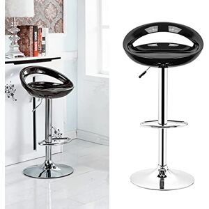 TUITUI Lot de 2 Tabourets de Bar ABS, Chaises de Bar Rotatives avec Support de Taille, Chaise Haute Bar Réglable en Hauteur, Moderne Classique (Noir) - Publicité TUITUI Lot de 2 Tabourets de Bar ABS, Chaises de Bar Rotatives avec Support de Taille, Chaise Haute Bar Réglable en Hauteur, Moderne Classique (Noir) - Publicité