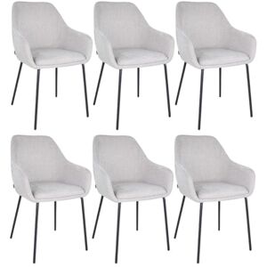 Kick - Guus - Gris - Tissu - Dining Chair - Publicité Kick - Guus - Gris - Tissu - Dining Chair - Publicité