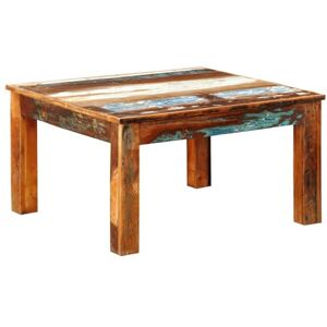 vidaXL Table Basse Ancienne Vintage Carrée - Publicité vidaXL Table Basse Ancienne Vintage Carrée - Publicité