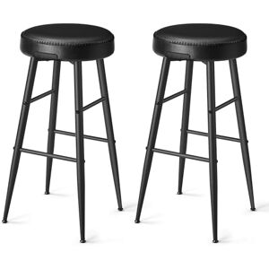 VASAGLE EKHO Collection Tabouret de Bar, Lot de 2, Chaise de Cuisine, Haut, PU avec Coutures, Style Moderne Mi-siècle, Hauteur Assise 76,2 cm, Cuisine, Bar, Montage Facile, Noir d'encre LBC090B01 - Publicité VASAGLE EKHO Collection Tabouret de Bar, Lot de 2, Chaise de Cuisine, Haut, PU avec Coutures, Style Moderne Mi-siècle, Hauteur Assise 76,2 cm, Cuisine, Bar, Montage Facile, Noir d'encre LBC090B01 - Publicité