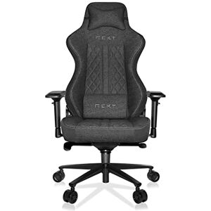 REKT ULTIM8 Plus Chaise de Bureau Gaming XL Grand Taille en Tissu Premium Inclinable à 180 ° Accoudoirs 4D Coussin Ajustable pour La Nuque Coussin Lombaire Supporte 150 Kg (Black) - Publicité REKT ULTIM8 Plus Chaise de Bureau Gaming XL Grand Taille en Tissu Premium Inclinable à 180 ° Accoudoirs 4D Coussin Ajustable pour La Nuque Coussin Lombaire Supporte 150 Kg (Black) - Publicité