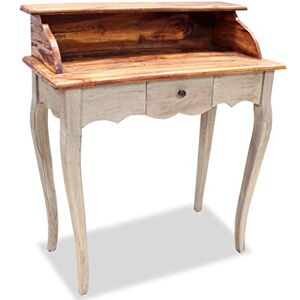 ZQQLVOO Bureau d'ordinateur, table de bureau, table de travail, table de salle à manger, pour chambre à coucher, salon en bois massif recyclé 80 x 40 x 92 cm - Publicité ZQQLVOO Bureau d'ordinateur, table de bureau, table de travail, table de salle à manger, pour chambre à coucher, salon en bois massif recyclé 80 x 40 x 92 cm - Publicité
