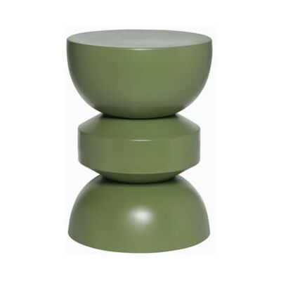 sweeek Table d'appoint. Bout de canapé. Table de Chevet en métal. Vert Kaki. Assa. Ø32 x H 43.5cm - Publicité sweeek Table d'appoint. Bout de canapé. Table de Chevet en métal. Vert Kaki. Assa. Ø32 x H 43.5cm - Publicité
