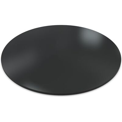AUPROTEC Plateau de table rond Ø 600 mm – 25 mm d'épaisseur, résistant aux rayures et facile d'entretien I Idéal pour table à manger, table basse et salon I Polyvalent I Noir signalisation - Publicité AUPROTEC Plateau de table rond Ø 600 mm – 25 mm d'épaisseur, résistant aux rayures et facile d'entretien I Idéal pour table à manger, table basse et salon I Polyvalent I Noir signalisation - Publicité