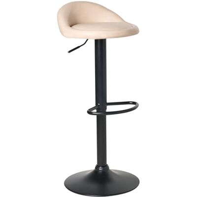 Beliani Lot de 2 Tabourets de Bar Moderne en Cuir PU sans Accoudoirs Hauteur Réglable Pivotant Beige Clair Meeder - Publicité Beliani Lot de 2 Tabourets de Bar Moderne en Cuir PU sans Accoudoirs Hauteur Réglable Pivotant Beige Clair Meeder - Publicité