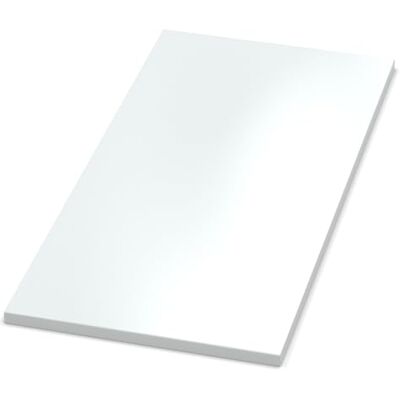 AUPROTEC Plateau de table 19 mm blanc 100 x 50 cm Panneau de particules avec bord ABS de 1 mm et revêtement en polyuréthane Revêtement en résine mélamine Élégant et imperméable - Publicité AUPROTEC Plateau de table 19 mm blanc 100 x 50 cm Panneau de particules avec bord ABS de 1 mm et revêtement en polyuréthane Revêtement en résine mélamine Élégant et imperméable - Publicité