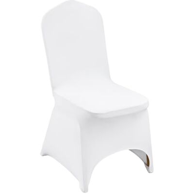 VEVOR - 50Pcs - Blanc - PolyesterSpandex - ChairCover - Publicité VEVOR - 50Pcs - Blanc - PolyesterSpandex - ChairCover - Publicité