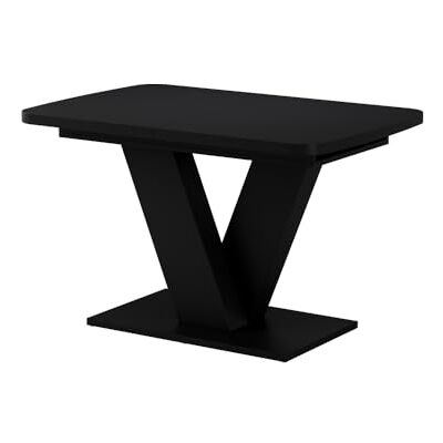Vicco Table de Salle à Manger Fenaro, Noir, 120-160 x 80 cm extensible, avec rallonge synchronisée pour longueur de table variable - Publicité Vicco Table de Salle à Manger Fenaro, Noir, 120-160 x 80 cm extensible, avec rallonge synchronisée pour longueur de table variable - Publicité