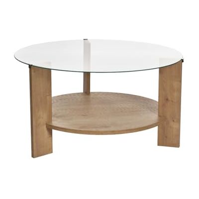 Calicosy Table Basse 2 Plateaux Modèle Clara - Publicité Calicosy Table Basse 2 Plateaux Modèle Clara - Publicité