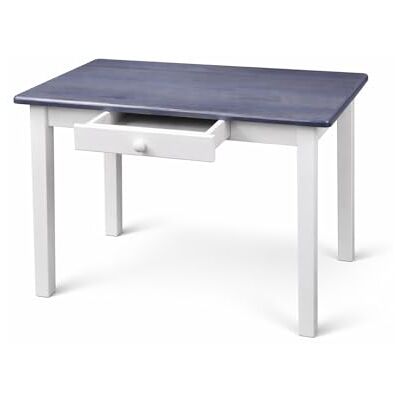 Magnetic Mobel Table à Manger avec Tiroir Table de Cuisine Table Restaurant Bois de Pin Massif (50x70, Gris/Bleu) - Publicité Magnetic Mobel Table à Manger avec Tiroir Table de Cuisine Table Restaurant Bois de Pin Massif (50x70, Gris/Bleu) - Publicité