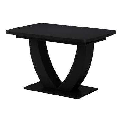 Vicco Table de Salle à Manger Fenaro, Noir, 120-160 x 80 cm extensible, avec fonction d’extension pour un ajustement flexible de la taille de la table - Publicité Vicco Table de Salle à Manger Fenaro, Noir, 120-160 x 80 cm extensible, avec fonction d’extension pour un ajustement flexible de la taille de la table - Publicité