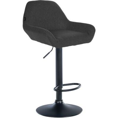 CLP Tabouret en Tissu Gris Foncé - Publicité CLP Tabouret en Tissu Gris Foncé - Publicité