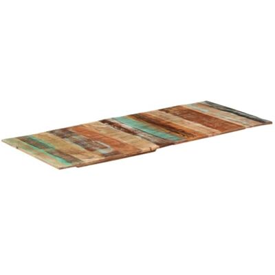 vidaXL Dessus de Table rectangulaire 60x140 cm 15-16 mm Bois récupéré - Publicité vidaXL Dessus de Table rectangulaire 60x140 cm 15-16 mm Bois récupéré - Publicité