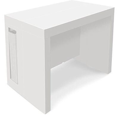 Intense Déco - Loki - Blanc laqué - Console table - Publicité Intense Déco - Loki - Blanc laqué - Console table - Publicité