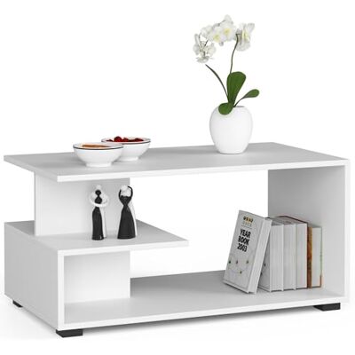 AKORD 90x45x51 cm Tables Basses Rangement Chambre Meubles de Salon Design Moderne Panneau Stratifié 16mm Table Base - Publicité AKORD 90x45x51 cm Tables Basses Rangement Chambre Meubles de Salon Design Moderne Panneau Stratifié 16mm Table Base - Publicité