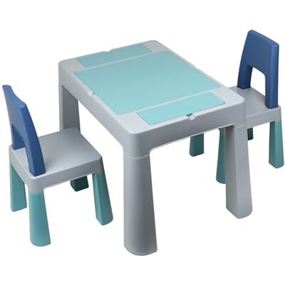 Thermobaby Table d'activités Multiplay avec 2 chaises Multifonction Table avec plateau double face, 2 chaises et rangements, idéale pour jouer, dessiner et apprendre. Publicité Thermobaby Table d'activités Multiplay avec 2 chaises Multifonction Table avec plateau double face, 2 chaises et rangements, idéale pour jouer, dessiner et apprendre. Publicité