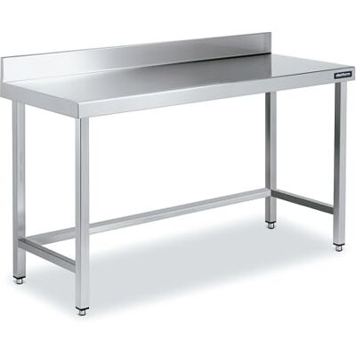 Distform Table Inox avec Dosseret 1400x700 avec Renforts - Publicité Distform Table Inox avec Dosseret 1400x700 avec Renforts - Publicité