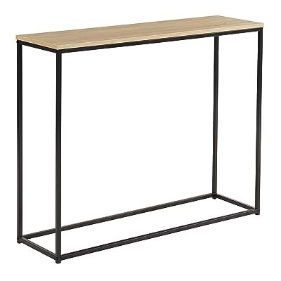 Arche Chêne et métal noir 100cm - Console - Publicité Arche Chêne et métal noir 100cm - Console - Publicité