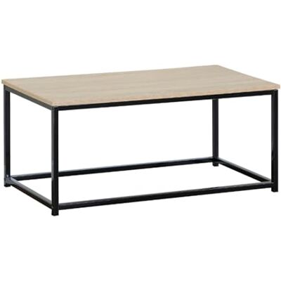 CONCEPT USINE Table Basse TIVI Effet Chêne et Noir 90 cm - Publicité CONCEPT USINE Table Basse TIVI Effet Chêne et Noir 90 cm - Publicité