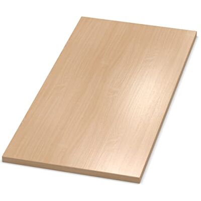 AUPROTEC Plateau de table 28 mm en hêtre clair 900 mm x 400 mm Panneau en bois décor panneau aggloméré avec chant ABS Bord au choix : 90 x 40 cm - Publicité AUPROTEC Plateau de table 28 mm en hêtre clair 900 mm x 400 mm Panneau en bois décor panneau aggloméré avec chant ABS Bord au choix : 90 x 40 cm - Publicité