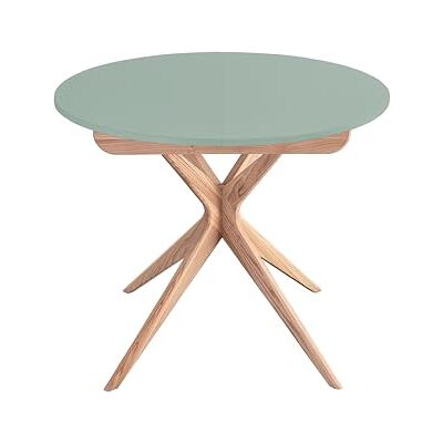 Ragaba Ronde Extensible Table à Manger 90cm Jubi Vert Sauge - Publicité Ragaba Ronde Extensible Table à Manger 90cm Jubi Vert Sauge - Publicité