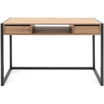 CONCEPT USINE Bureau KOTOR Chêne Artisan et Anthracite 120cm - Publicité CONCEPT USINE Bureau KOTOR Chêne Artisan et Anthracite 120cm - Publicité