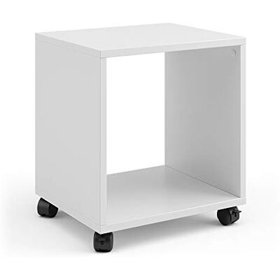 Vicco Luigi Armoire de stockage blanche avec roues - Solution de rangement - Publicité Vicco Luigi Armoire de stockage blanche avec roues - Solution de rangement - Publicité