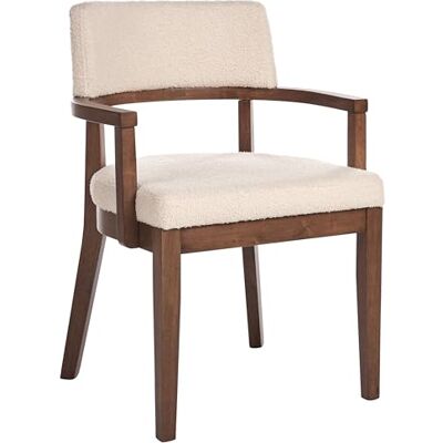 Beliani Lot de 2 Chaises de Salle à Manger en Bouclé Assise Tapissée Marron et Beige Dalbo - Publicité Beliani Lot de 2 Chaises de Salle à Manger en Bouclé Assise Tapissée Marron et Beige Dalbo - Publicité