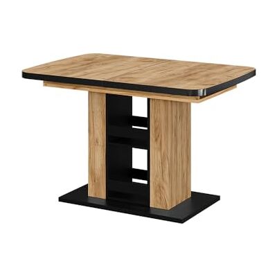 Vicco Table de Salle à Manger Fenaro, Chêne doré, 120-160 x 80 cm extensible avec rallonge synchronisée pour une longueur de table variable - Publicité Vicco Table de Salle à Manger Fenaro, Chêne doré, 120-160 x 80 cm extensible avec rallonge synchronisée pour une longueur de table variable - Publicité
