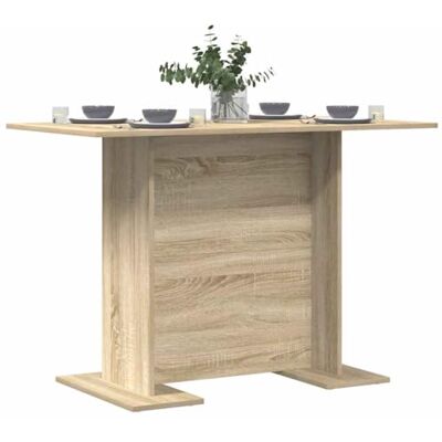 Table à Manger Sonoma de Vidaxl - Style Minimaliste Élégant en Bois - Publicité Table à Manger Sonoma de Vidaxl - Style Minimaliste Élégant en Bois - Publicité