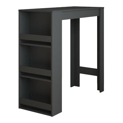 Vicco Table de Bar Repose, Anthracite, 45x110cm, avec Compartiments de Rangement pour ustensiles de Cuisine - Publicité Vicco Table de Bar Repose, Anthracite, 45x110cm, avec Compartiments de Rangement pour ustensiles de Cuisine - Publicité