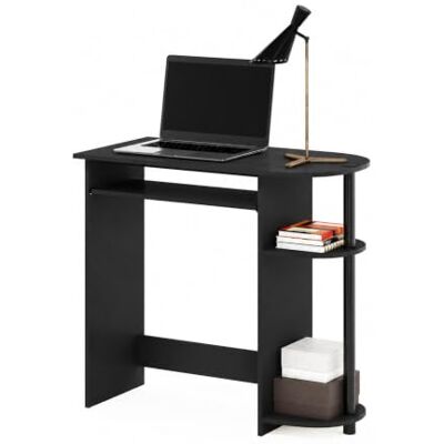 Bureau pour Ordinateur Furinno - Espresso/Noir - 80x73x40 cm - Publicité Bureau pour Ordinateur Furinno - Espresso/Noir - 80x73x40 cm - Publicité