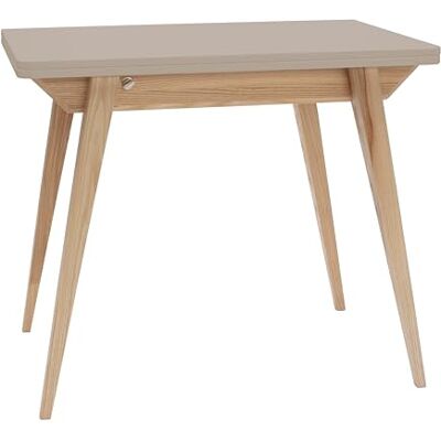 Ragaba Housse de table à manger dépliable (l x H x P) 90/130 x 76 x 65 cm, pour 4 à 6 personnes, avec un compartiment de 84 x 46 x 7 cm sous le plateau de la table, en bois FSC, idéale pour la cuisine - Publicité Ragaba Housse de table à manger dépliable (l x H x P) 90/130 x 76 x 65 cm, pour 4 à 6 personnes, avec un compartiment de 84 x 46 x 7 cm sous le plateau de la table, en bois FSC, idéale pour la cuisine - Publicité